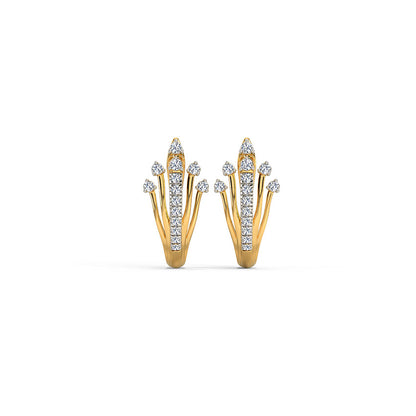 Stella Diamond Hoops Earring