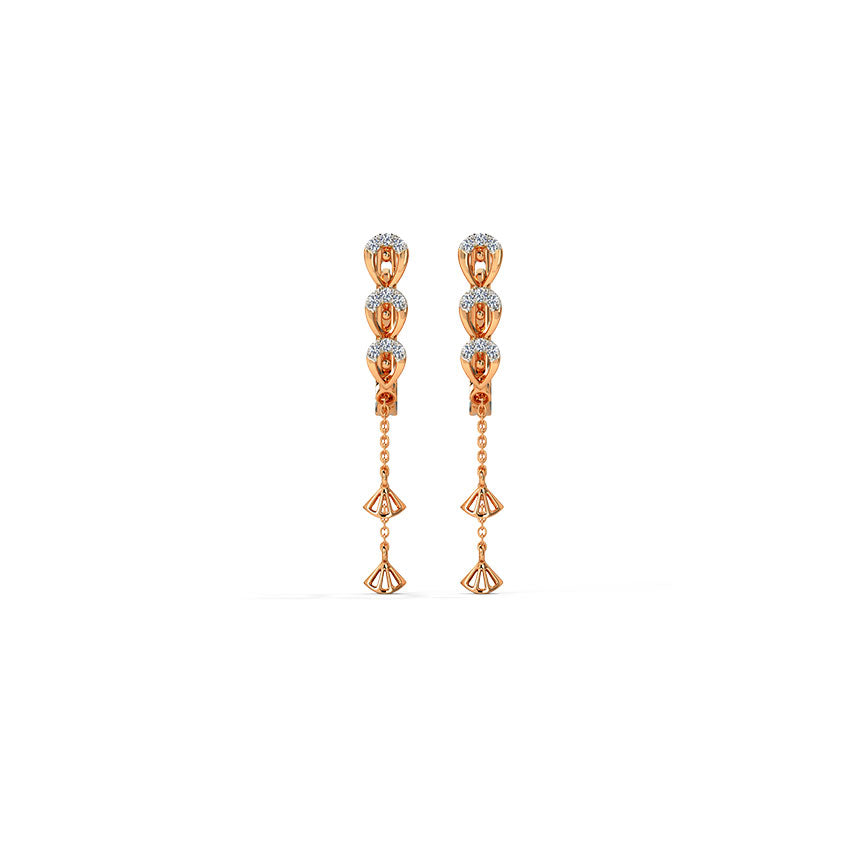 Daphne Diamond Hoop Earrings