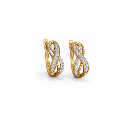 Eternal Infinity Diamond Hoops