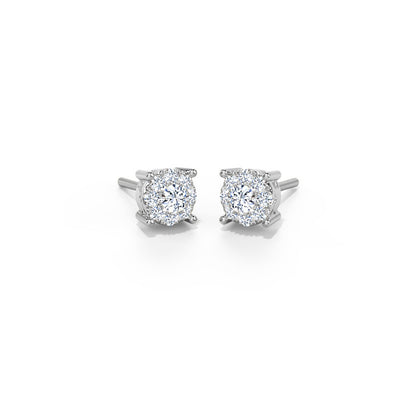 Irina Glamorous Diamond Stud Earrings