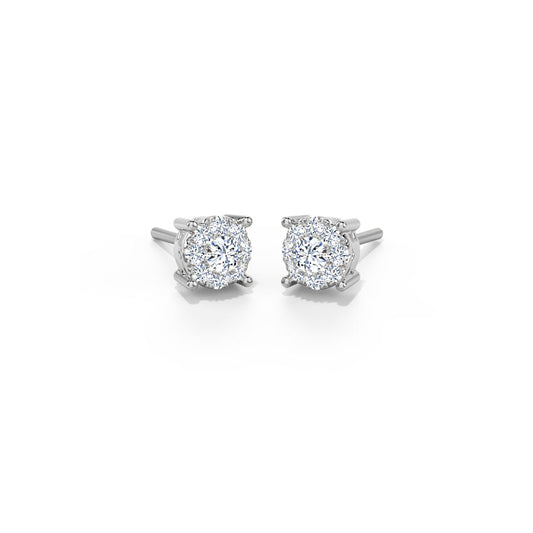 Irina Glamorous Diamond Stud Earrings