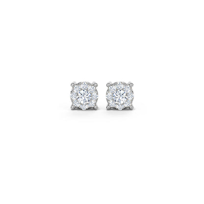 Irina Glamorous Diamond Stud Earrings