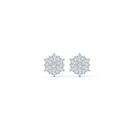 Sunny Diamond Stud Earrings