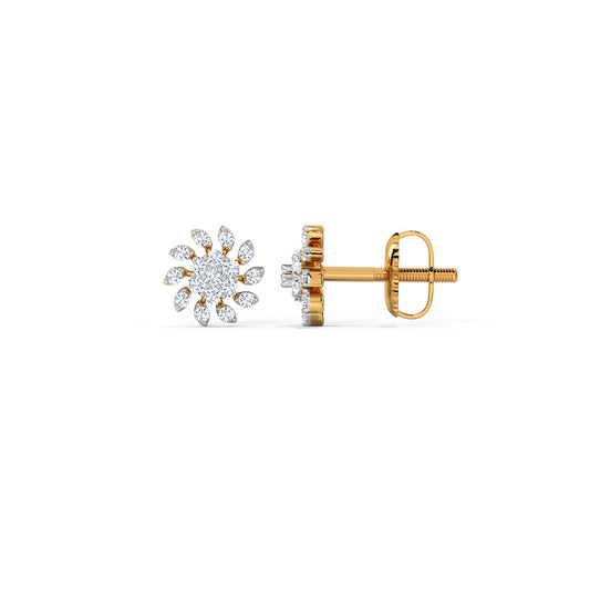 Sparkling Star Diamond Studs
