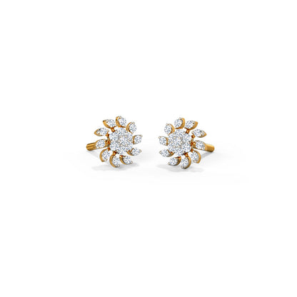 Sparkling Star Diamond Studs
