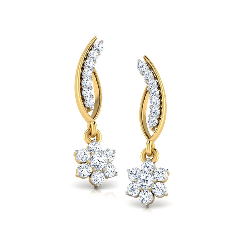 Floral Stalk Diamond Drops