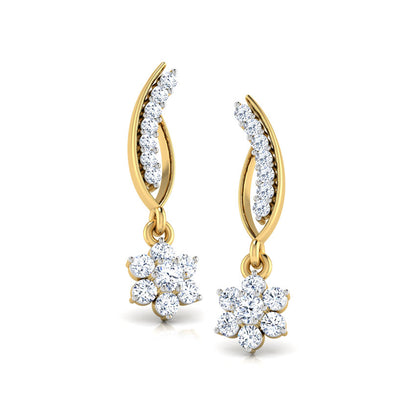 Floral Stalk Diamond Drops