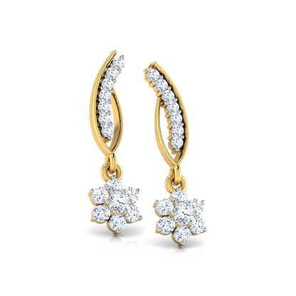 Floral Stalk Diamond Drops