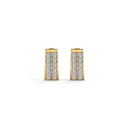 Nicolette Glint Diamond Hoop Earrings