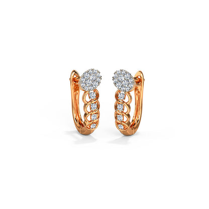 Cora Diamond Hoop Earrings