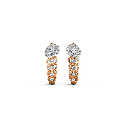 Cora Diamond Hoop Earrings