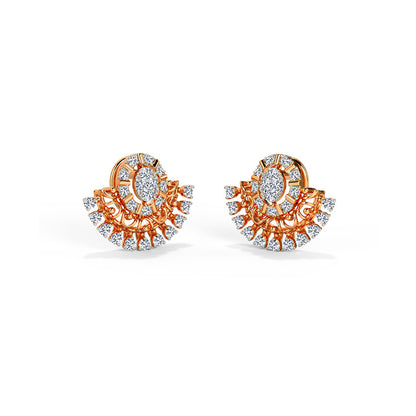 Manya Diamond Stud Earrings