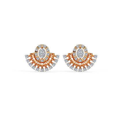 Manya Diamond Stud Earrings