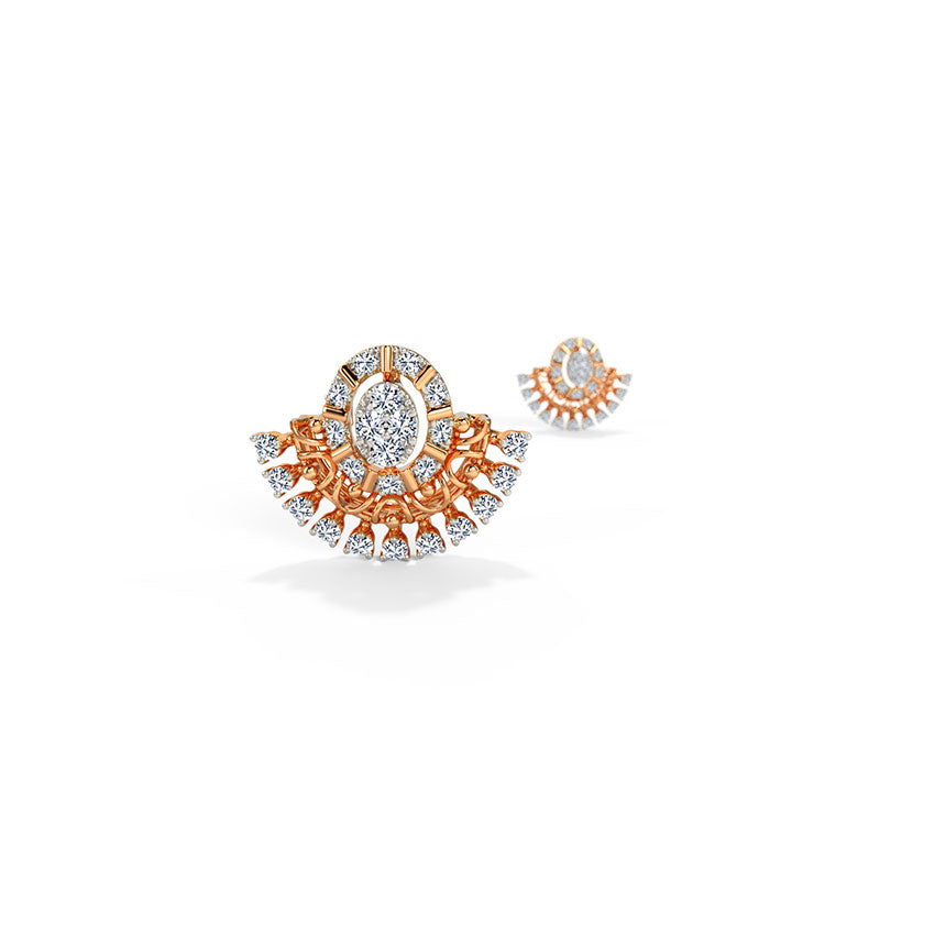 Manya Diamond Stud Earrings