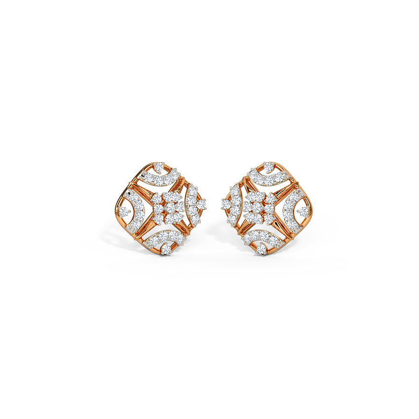 Rina Diamond Stud Earrings
