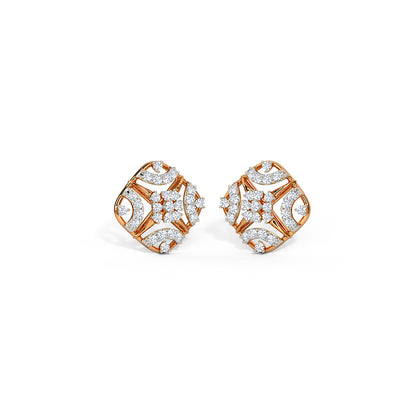 Rina Diamond Stud Earrings