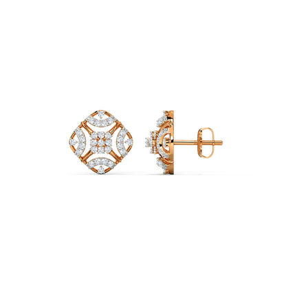 Rina Diamond Stud Earrings