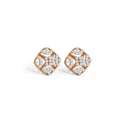 Rina Diamond Stud Earrings