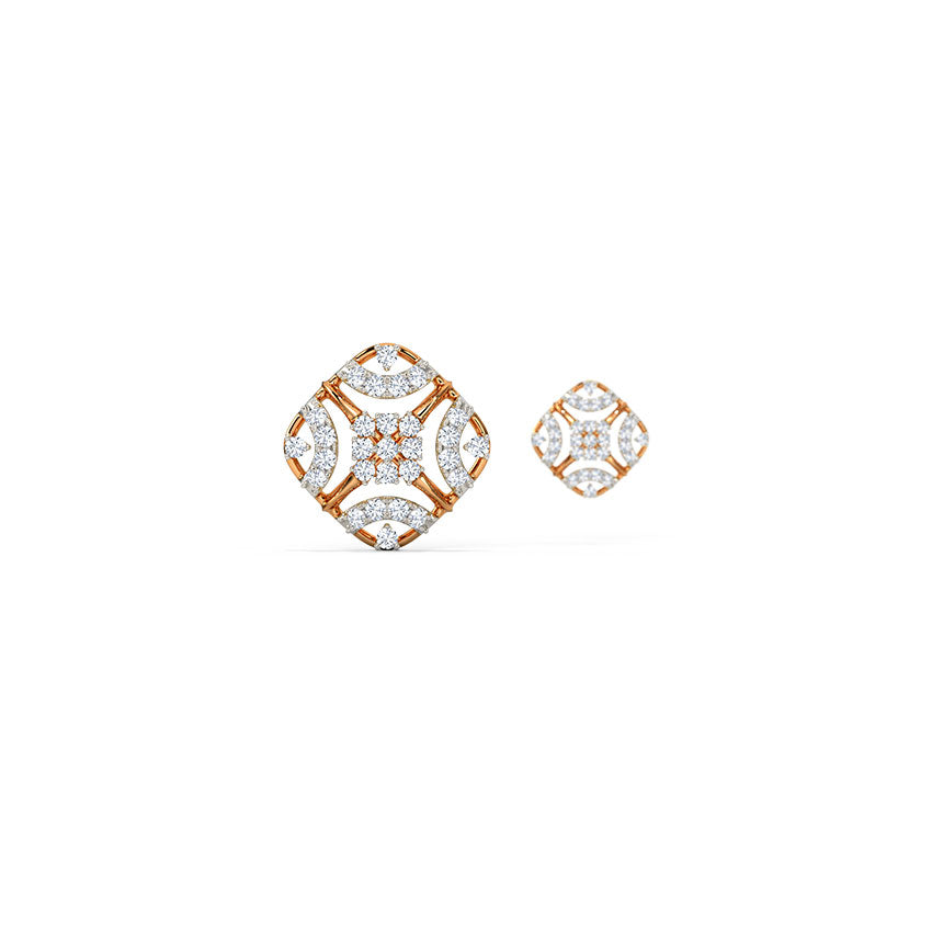 Rina Diamond Stud Earrings