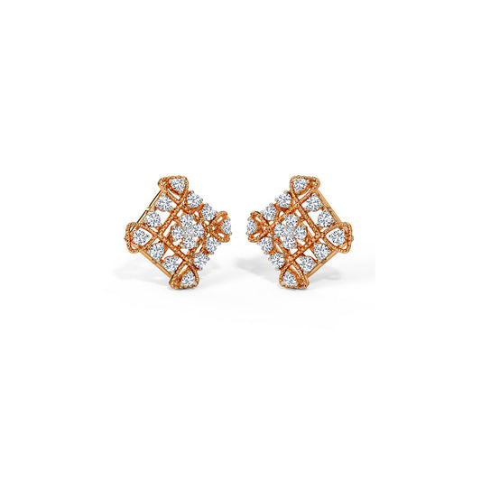 Livia Diamond Stud Earrings