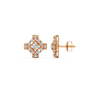 Livia Diamond Stud Earrings