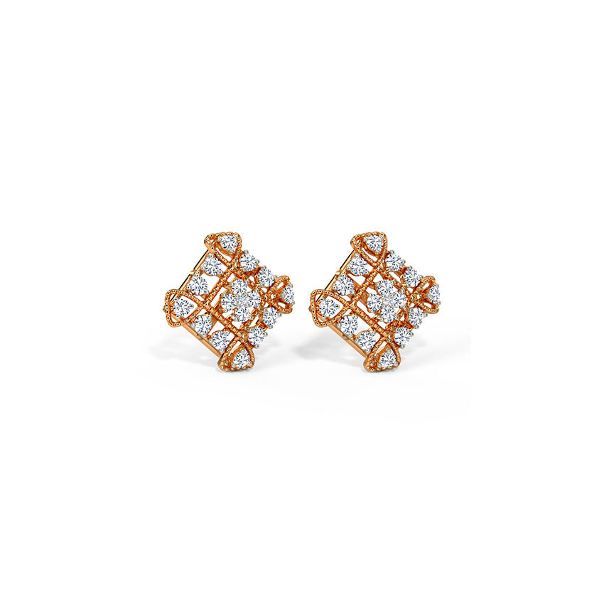 Livia Diamond Stud Earrings