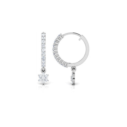 Fiona Diamond Hoop Earrings