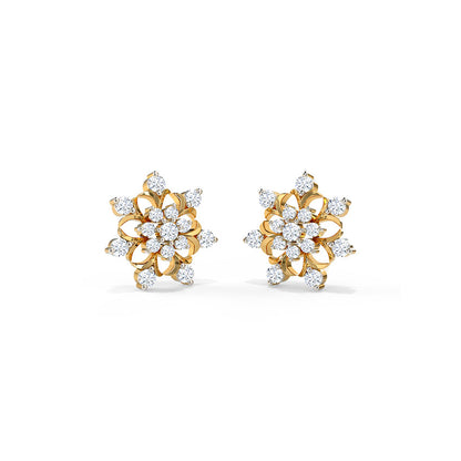Stellar Diamond Stud Earrings