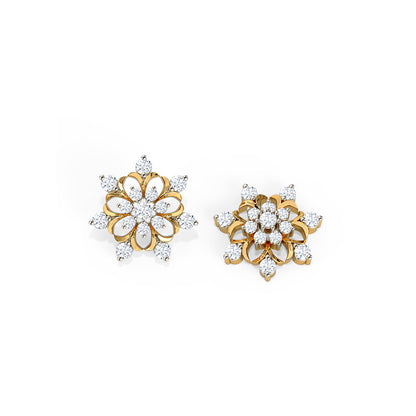 Stellar Diamond Stud Earrings