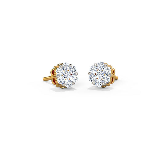 Lila Diamond Stud Earrings
