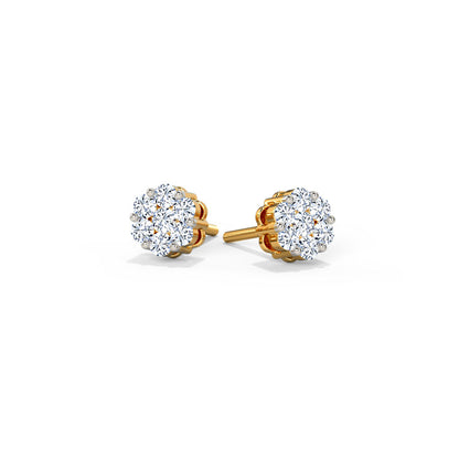 Lila Diamond Stud Earrings