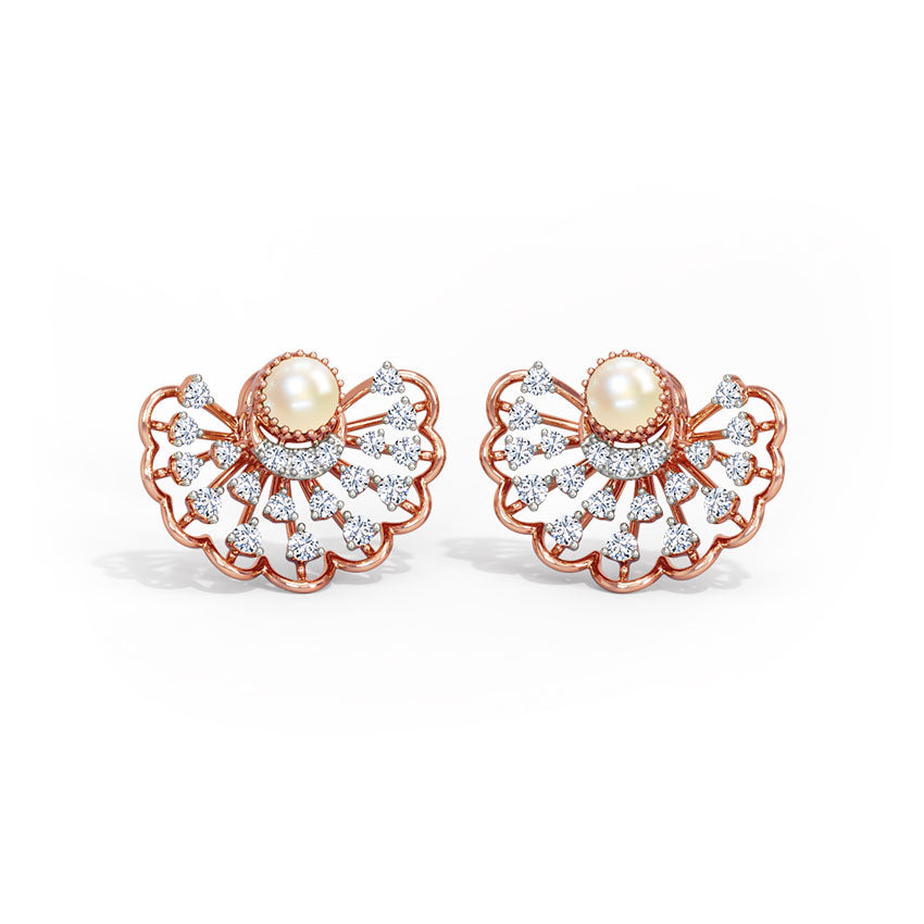 Habiba Diamond Stud Earrings