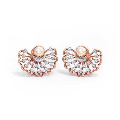 Habiba Diamond Stud Earrings