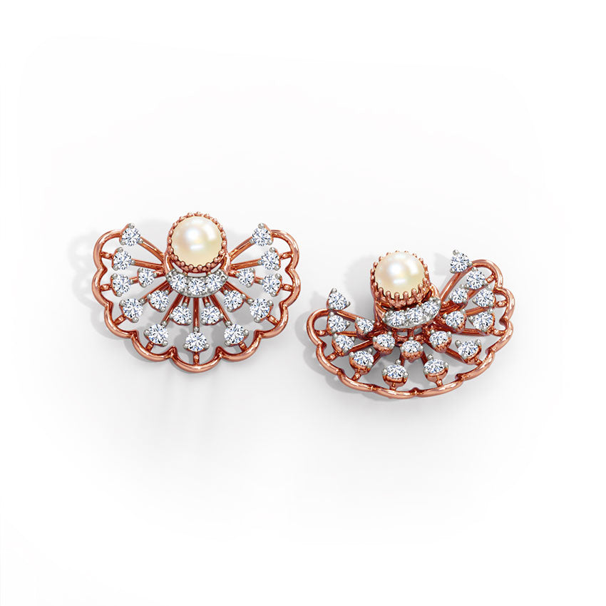 Habiba Diamond Stud Earrings