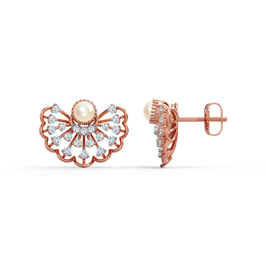 Habiba Diamond Stud Earrings