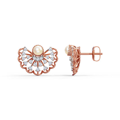 Habiba Diamond Stud Earrings
