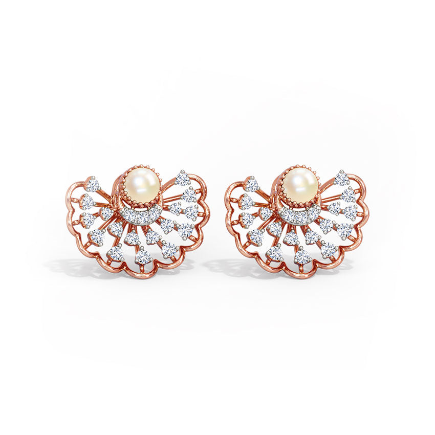 Habiba Diamond Stud Earrings