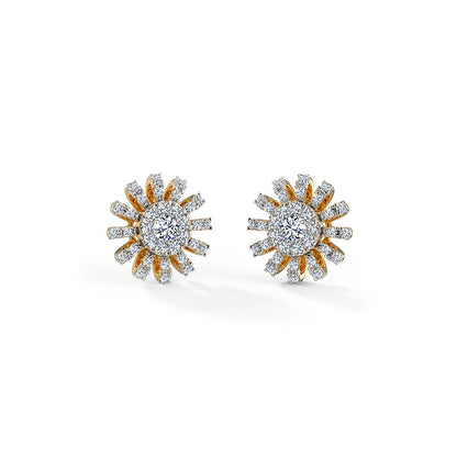 Shiv Diamond Stud Earrings