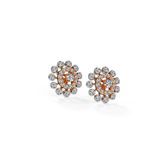 Aria Diamond Stud Earrings