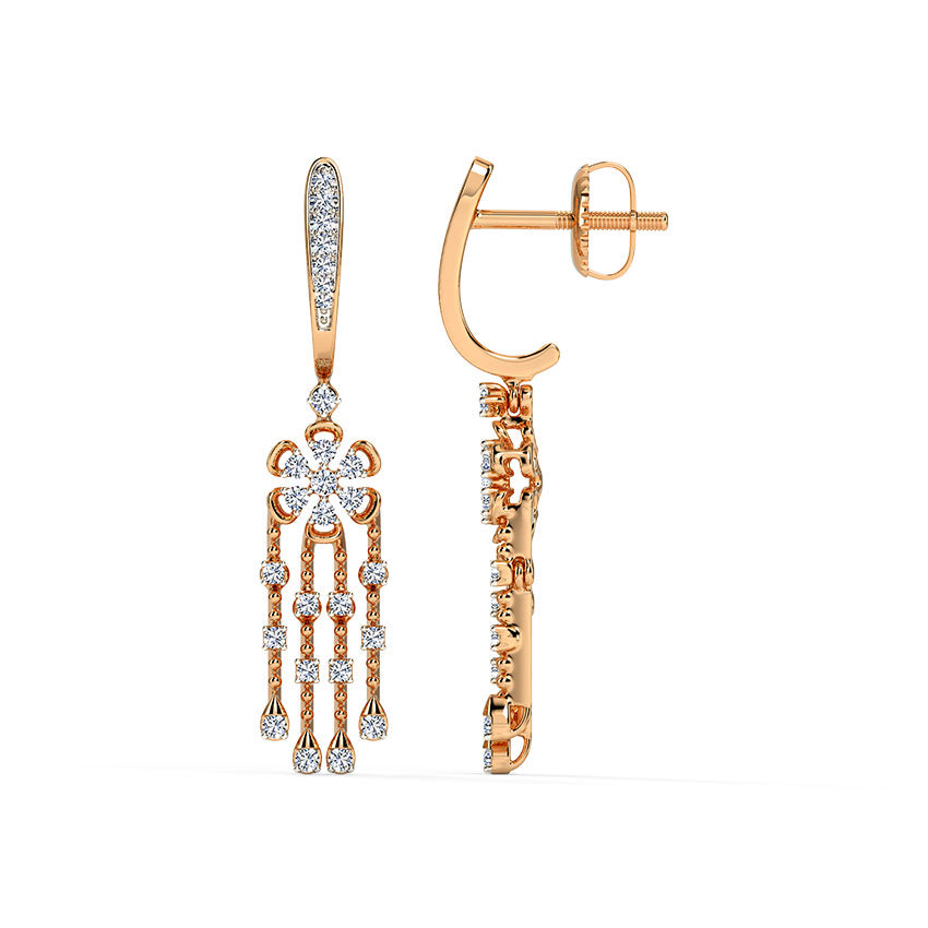 Eva Diamond Drop Earrings