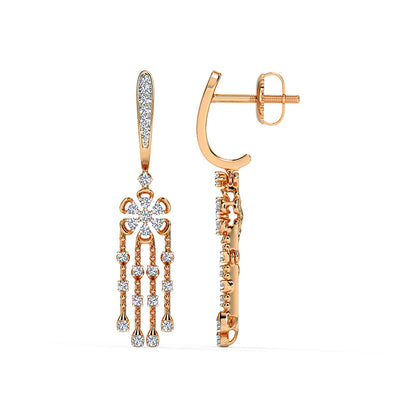 Eva Diamond Drop Earrings