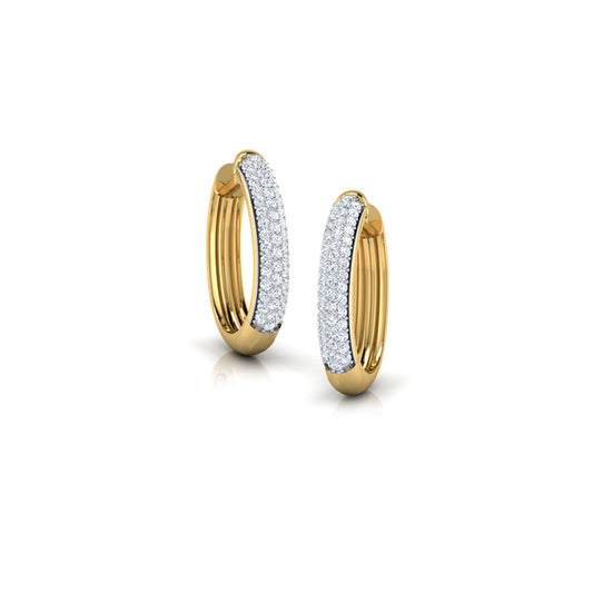 Natalia Grand Diamond Hoop Earrings