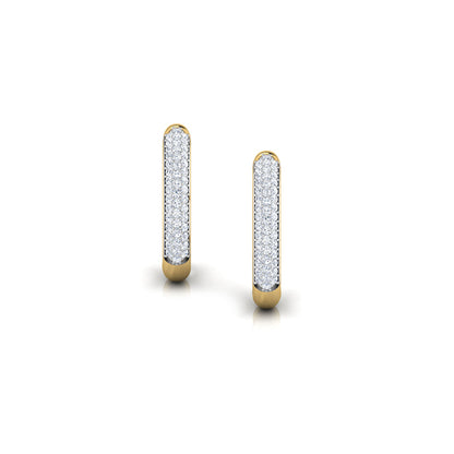 Natalia Grand Diamond Hoop Earrings