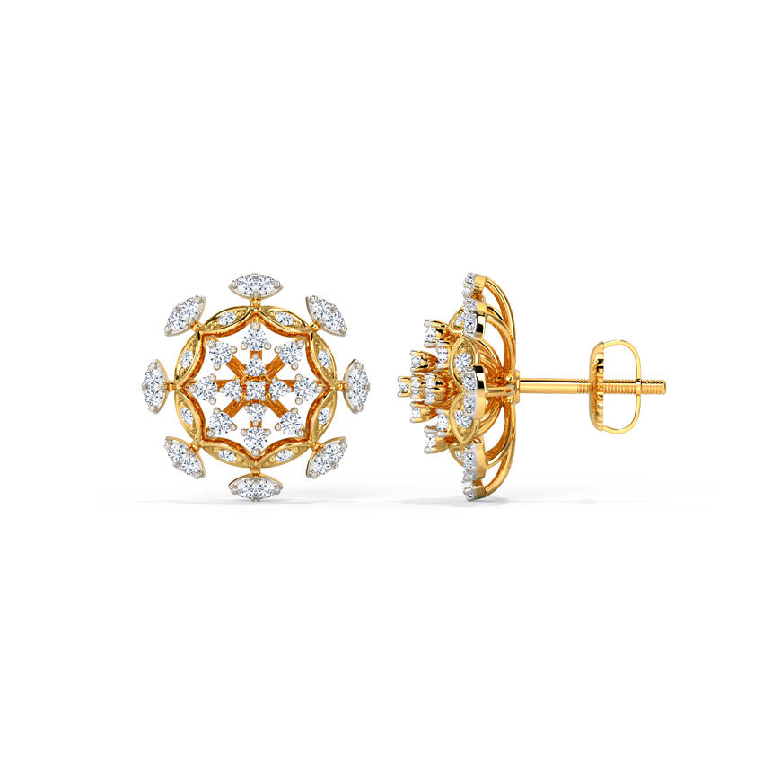Malina Diamond Stud Earrings