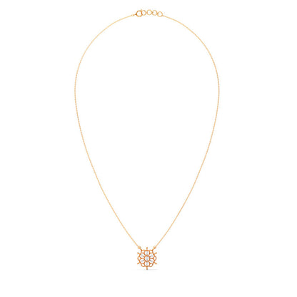 Ornate Blossom Diamond Necklace