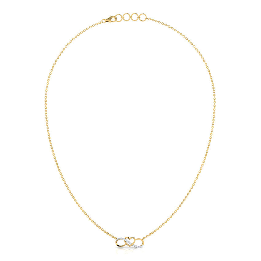 Endless Affection Infinity Diamond Necklace