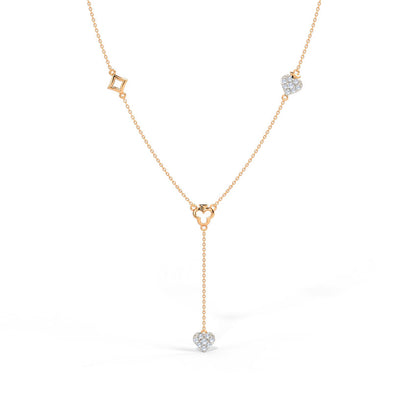 Magnificent Diamond Lariat Necklace