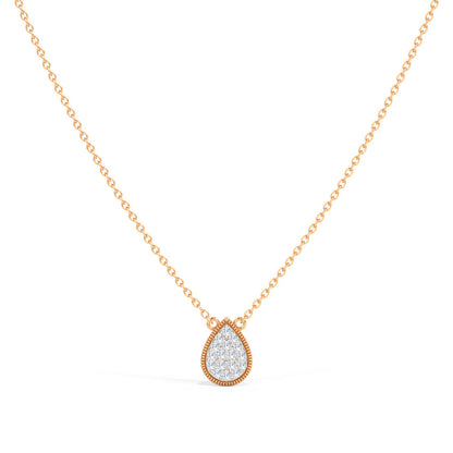 Timeless Pear Diamond Necklace