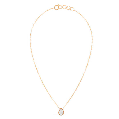 Timeless Pear Diamond Necklace