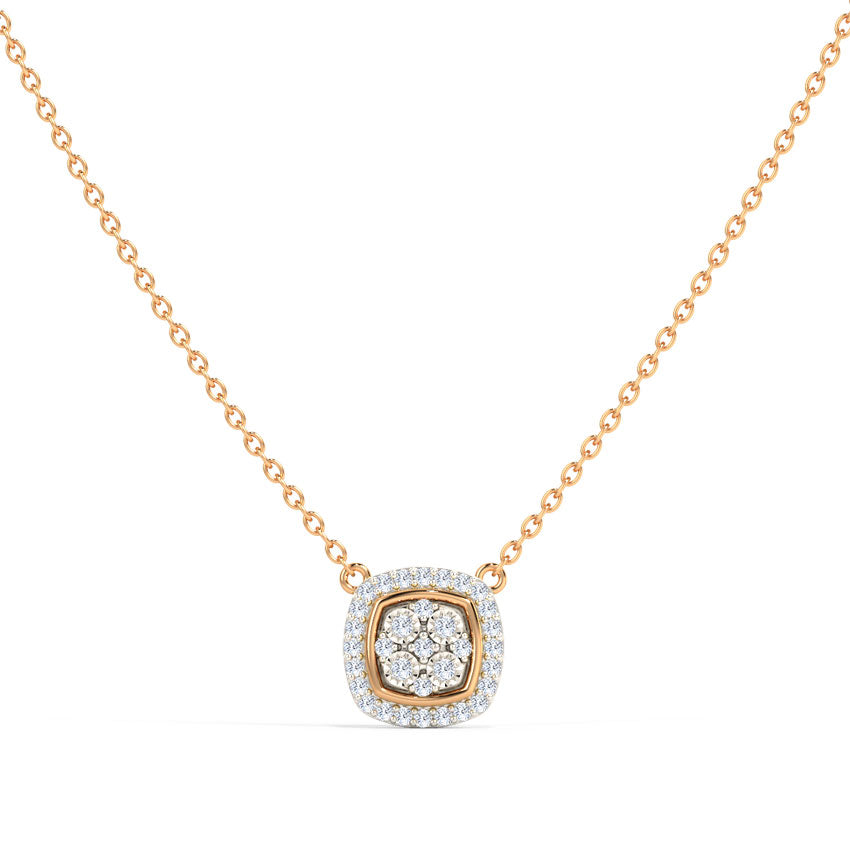 Elegant Quad Diamond Necklace